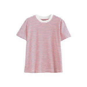 T-shirts pour femmes de haute qualité, fabriqués dans les meilleurs matériaux, coupe décontractée, respirants, en coton, à motifs unis - Product Image 2