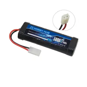 7.2 V 5000mAh Ni-MHSCバッテリーおよびRCおもちゃタンクカー用7.2v充電器タミヤコネクタ付き飛行機ヘリコプター7.2vバッテリー