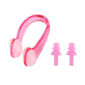 2022 Hot Sell Factory Wholesale Color Price Concessions Swimming Silicone Nose Clip