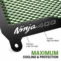 Protection de radiateur en acier inoxydable pour Kawasaki Ninja 400 Z400 2018-2025 – Grille de protection, pièces de modification, MOQ 5, vente en gros