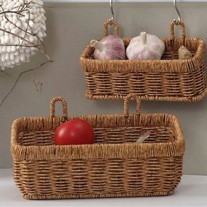 Panier suspendu en fibre de coco pour plantes d'extérieur, décorations murales d'Halloween, panier tissé en corde de coton, organiseur de plantes - Product Image 2