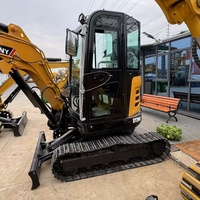 Vente directe usine : Excavatrice Sany 26U d'occasion de haute qualité, modèle 2022, équipée d'une pompe PLC et de roulements, 90 % neuve, en promotion.