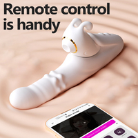 Vibrateur de séparation par aspiration pour femmes, jouet sexuel, design dildo, 9 billes, télescopique, oscillant, stimulateur du point G et du clitoris