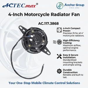 Ventilateur de <span class=keywords><strong>radiateur</strong></span> de véhicule tout-terrain de rechange automobile AC.117.3868 Ventilateur de <span class=keywords><strong>radiateur</strong></span> de moto # Ventilateur électrique pour système de refroidissement de moteur 4 cylindres - Product Image 1
