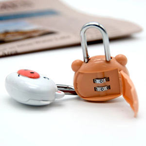 Usine directe haute sécurité 2 chiffres Portable petit cochon mignon en forme de <span class=keywords><strong>combinaison</strong></span> serrures dessin animé conception <span class=keywords><strong>cadenas</strong></span> de sécurité - Product Image 4