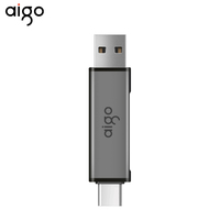 Lecteur de carte SD double prise USB 3.0 Type-C avec coque métallique, lecteur de carte mémoire OTG pour ordinateur portable, smartphone, Mac OS