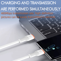 Nouvelle arrivée 60W Câble USB L Usb Type-C Micro Charge Rapide pour Android/Téléphone/XiaoMi/HuaWei