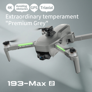 Dron FPV Plegable <span class=keywords><strong>193</strong></span> Max 2, Quadcopter RC con Cámara 4K UHD Real, Alcance FPV de 4KM, Sistema GPS y GLONASS Integrado - Product Image 2