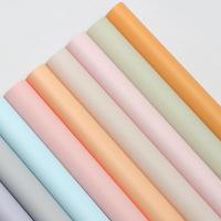 Papier d'emballage pour fleurs Qibai, couleur unie, imperméable, papier pour fleuriste, emballage pour fleurs, papier d'emballage pour cadeaux, fête, Saint-Valentin