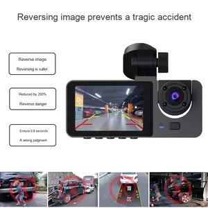 <span class=keywords><strong>Y15</strong></span>กล่องดำรถยนต์มุมมองกว้างพิเศษ HD 2.0นิ้วพร้อมเลนส์สามชั้นแบบข้ามพรมแดน WiFi รับประกัน1ปีประเภท<span class=keywords><strong>หน้า</strong></span><span class=keywords><strong>จอ</strong></span> IPS - Product Image 5