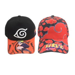 11 Color High Quality Adjustable Anime Uzumaki Baseball cap with Embroidered Image for outdoor in Summer