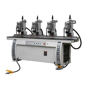 Machine de perçage automatique de haute précision à quatre têtes pour charnières de meubles et portes en bois - Product Image 4