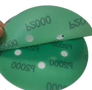 100PCS-set 3000pcs-carto 6 인치 80 그릿 그린 필름 샌딩 디스크 후크 앤 루프 샌딩 디스크가있는 알루미늄 백킹 사포 - Product Image 3