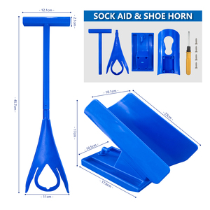 Gaixie Lot de 6 aides confortables en plastique pour la hanche, pour hommes et seniors, pour la chirurgie de remplacement total de l'articulation de la hanche, chaussettes d'aide, lève-jambes, bâton de dressing 12 - Product Image 5