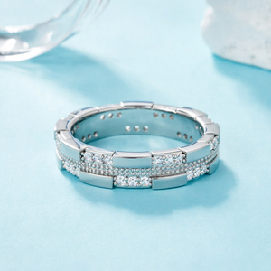 Jewelry Wholesale OEM 925 Sterling Silver Brilliant Cut Stackable <b>Rings</b> Women Dainty Hypoallergenic Daily Wear Party <b>Adjustable</b> - Product Image 3