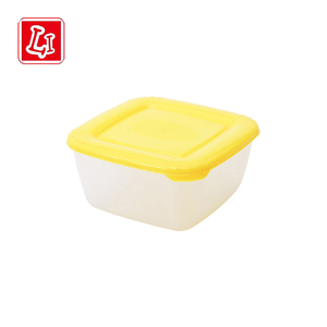 Large capacity food storage box square plastic lunch box kitchen lunch box