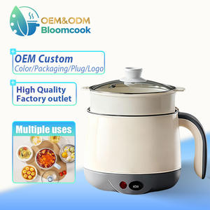 2025 블룸쿡 OEM 스테인레스 스틸 인도 빠른 난방 비 스틱 미니 휴대용 전기 요리 냄비 - Product Image 6