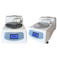 Single Disc Touch Screen Metallographic Sample Grinding Polishing Machine Two Rotating Speeds, Six-level Constant Speed