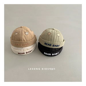 หมวกเบบี้แลนด์ลอร์ด สปริง นิวสไตล์ หมวกปักลายหมีสำหรับเด็กผู้ชาย/เด็กผู้หญิง หมวกมิกิ - Product Image 1