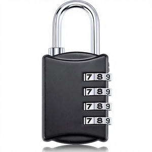Cadenas à combinaison à 4 chiffres, étanche, pour extérieur, bagages, casier de gym, boîte à outils, valise, serrure pour employé - Product Image 1