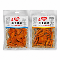 Vente en gros latiao gluten épicé 4 assortis, sachet individuel transparent cartons mixtes marque privée OEM ODM impression de s