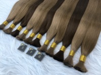 Extensions de cheveux colorées en gros, produits de beauté les plus vendus pour femmes, sans nœuds, grand stock