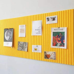 Grandes Décorations Murales Acoustiques en Feutre Rustique Effet <span class=keywords><strong>Tableau</strong></span> Noir - Pliables, Auto-adhésives, Légères et Élégantes - Product Image 6