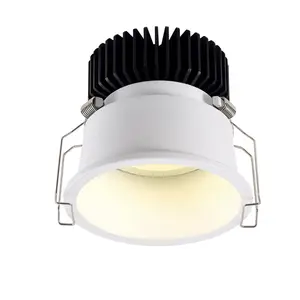 Mağaza tavan ayarlanabilir 5W Spot gömme projektör 7W Anti parlama LED duvar yıkayıcı COB Downlight