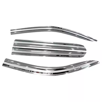 KQD Brand Accessoires Extérieurs Automobile Chrome Protections de Vitre Pare-Vent Déflecteurs d'Air Visière de Soleil pour 4Runner