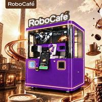 Mesin Penjual Kopi Otomatis Robot Barista Proyek Win-Win Harga Terbaik, Kios Kopi Es Robotik dengan Sertifikasi CE