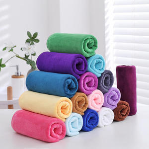 ผ้าไมโครไฟเบอร์ถักแบบวาร์ป ขนาด 40 x 40 ซม. หนา 300 แกรม สีชมพู ฟ้า เหลือง เขียว สำหรับทำความสะอาดบ้านและรถยนต์ จำหน่ายจำนวนมาก สำหรับการทำความสะอาดประจำวัน - Product Image 1