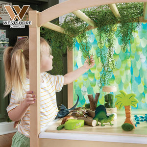 Mesa sensorial de arena y agua de madera para niños pequeños, muebles de guardería Montessori para preescolar, juego de guardería, centro de cuidado infantil - Product Image 2