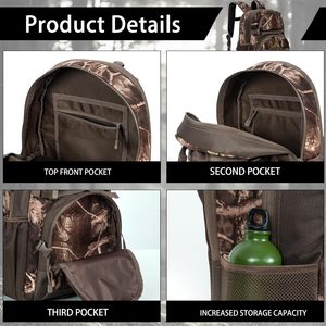 Sac à dos tactique de grande taille, échantillon gratuit, sac de voyage, sac à dos de grande capacité 55L, design de sac d'extérieur, chasse - Product Image 6