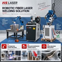 Mesin Las Laser Robotik 2000W 3000W 6000W dengan Sistem Pelacakan Sambungan Las 6-Axis Yaskawa Fanuc ABB Kuka