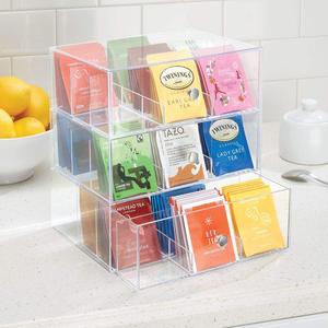 Giá Rẻ Bán Buôn Tùy Chỉnh Thời Trang Sang Trọng Acrylic Tea Box Organizer Lưu Trữ Container Cho Trà Túi - Product Image 3
