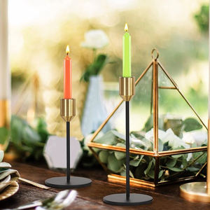 Fábrica barata Trading Twist latón antiguo Taper candelabro linternas y tarros de velas patrones libro casas titulares - Product Image 5