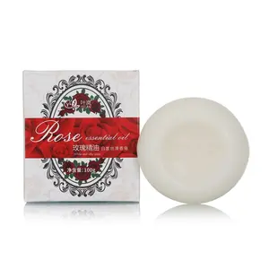 Fabricante Rose Aceite esencial Vaginal Jabón hecho a mano Barra Blanqueamiento natural Jabones de zanahoria para mujeres