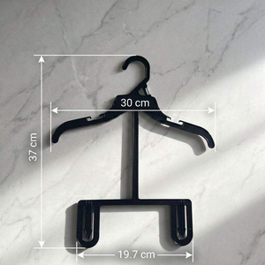 High Quality Lightweight Black ABS Plastic Multifunction Hangers for Bras and Swimsuits-Versatile Living Room Coat Door Hangers - Product Image 5