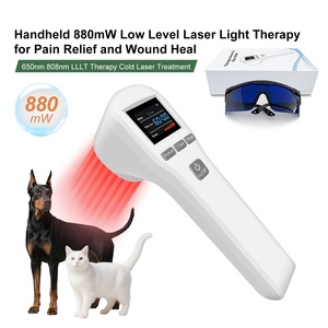 Appareil de thérapie laser froid portable de classe 4, outil infrarouge 808 nm pour soulager les douleurs articulaires chez les chevaux et les chiens, et les tensions musculaires chez les animaux. - Product Image 1