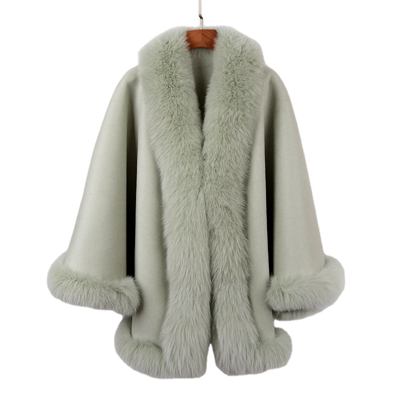 Роскошная накидка, дешевая зимняя накидка из искусственного меха, оптовая продажа, Осеннее модное женское пончо из искусственного меха