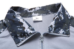 사용자 정의 로고 긴 소매 통기성 블루 디지털 위장 개구리 세트 립스톱 전술 유니폼 - Product Image 4