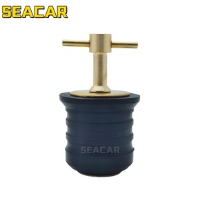 Seacar Scupper Plug 1.25 Inch Brass Rubber Expansion <b>Stopper</b> Marine Boat Hardware - Product Image 1