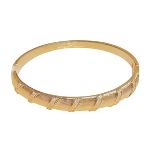 <b>Copper</b> Alloy Zircon <b>Bracelet</b> Gold Silver Color Women's Fashion Jewelry Gift Bangle With Buckle High End Luxurious Style - Product Image 5
