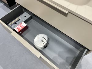 Mueble de baño pintado con recubrimiento en polvo epoxi 2024 Exposiciones de Feria de Cantón <span class=keywords><strong>Goldea</strong></span> de lujo ligero - Product Image 5