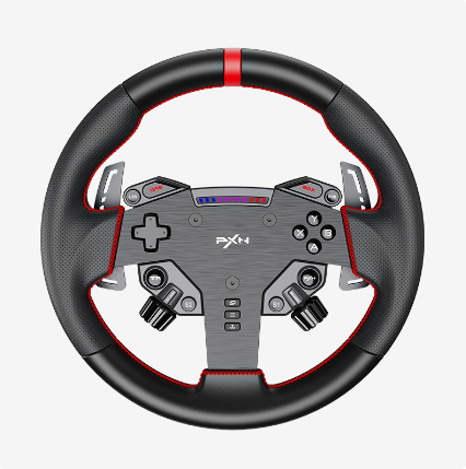 New Pxn Vd4 Direct Drive 2.0 Double Vibration Car Game Racing Steering Gaming Wheel With Shifter