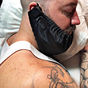 SYH850 hommes réglable coton bavoir coucher visage <span class=keywords><strong>cheveux</strong></span> garde tablier extérieur Bonnet barbe chiffon <span class=keywords><strong>Bandana</strong></span> pour barbe Gains - Product Image 6