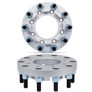 Adaptateurs <span class=keywords><strong>de</strong></span> <span class=keywords><strong>roue</strong></span> en aluminium BOTRAK 8 à 10 goujons 1,25 pouces 8x210 à 10x285 22,5 pouces 24,5 pouces <span class=keywords><strong>pour</strong></span> Chevrolet Silverado 3500 GMC Sierra - Product Image 2
