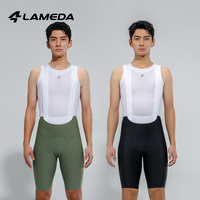 LAMEDA Cuissard de cyclisme pour hommes LAMEDA Seamless Compression 4D Cushion Anti-Shock Breathable Summer Bib Shorts