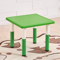 Table et chaises en plastique colorées pour enfants, mobilier préscolaire, ensemble de tables et chaises d'école, mobilier de maternelle