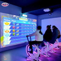 Bicicleta de Ejercicio con Interfaz de Software Multi-idioma, Bicicleta Interactiva AR para Exteriores, Solución de Proyección para Proyectos Comerciales
